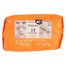 14 PANNOLINI BABY CARE EXTRA LARGE DRY COMFORT 15-30 KG U! Confronta & Risparmia